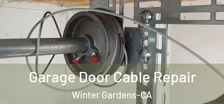  Garage Door Cable Repair Winter Gardens-CA