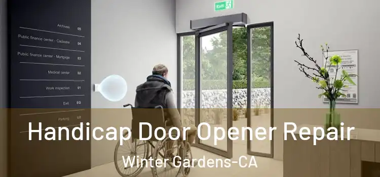  Handicap Door Opener Repair Winter Gardens-CA
